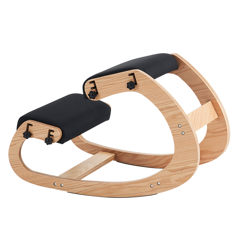 كرسي مكتب منجد للركوع باللون الأسود (Y-C33)