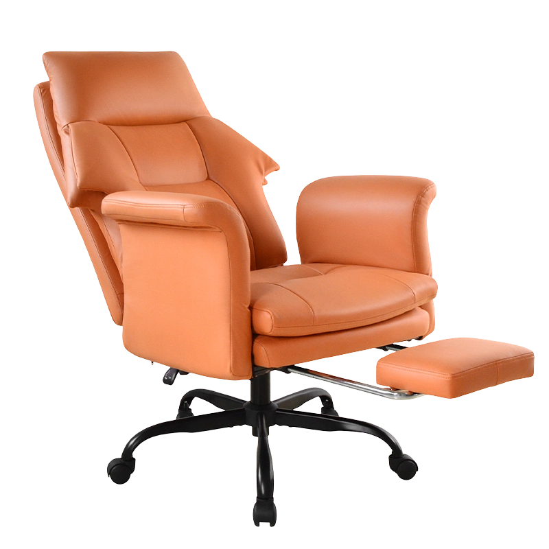 كرسي مكتب بمسند للذراعين عالي الظهر ومسند للقدمين (M-6145)