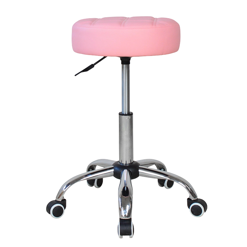 كراسي صالون جلدية مستديرة بسيطة دوارة (GY-1007)